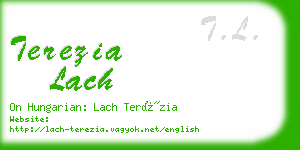 terezia lach business card